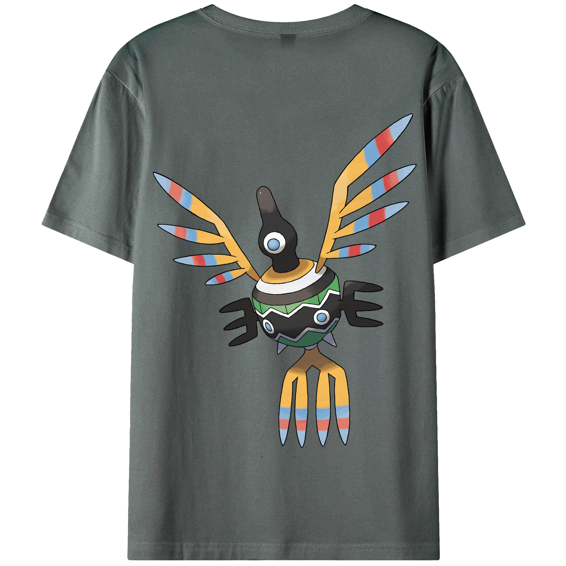 （画像用） ポケットモンスター Pokémon 綿100％半袖Tシャツ（背面プリント）